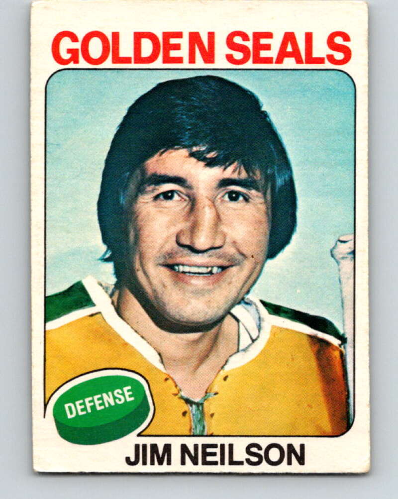 1975-76 O-Pee-Chee #270 Jim Neilson California Golden Seals V6379