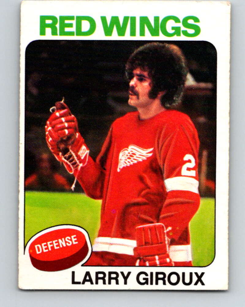 1975-76 O-Pee-Chee #273 Larry Giroux RC Rookie Detroit Red Wings V6389