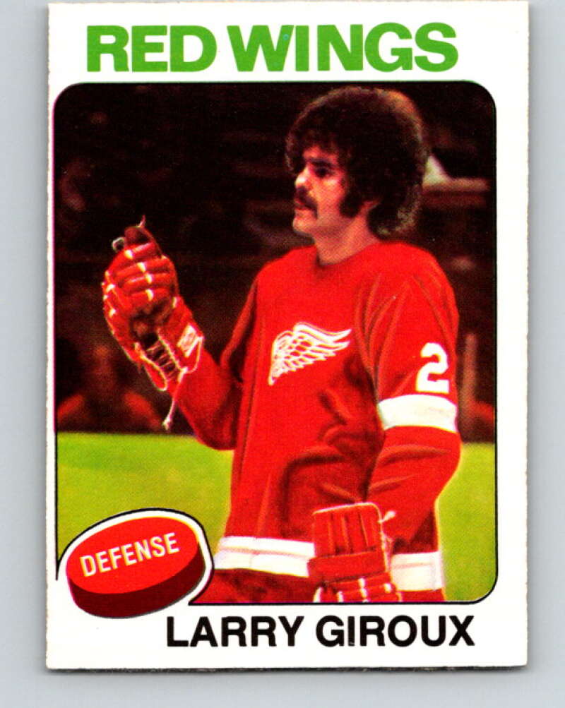 1975-76 O-Pee-Chee #273 Larry Giroux RC Rookie Detroit Red Wings V6391