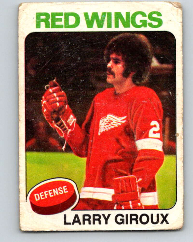 1975-76 O-Pee-Chee #273 Larry Giroux RC Rookie Detroit Red Wings V6393