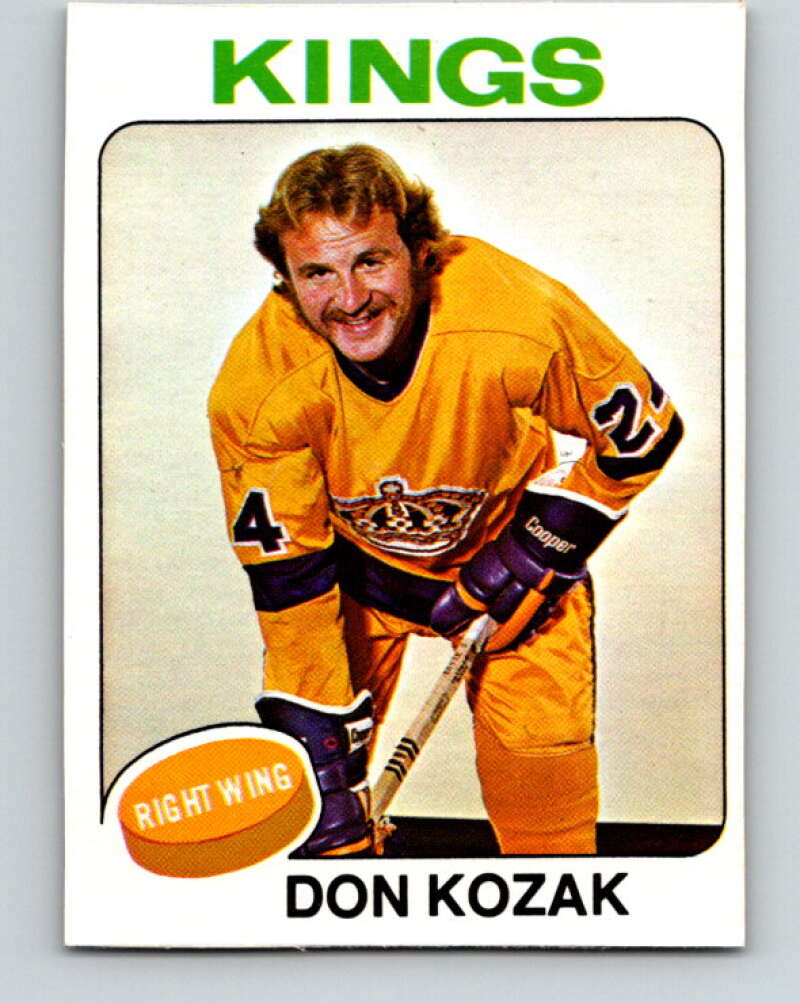1975-76 O-Pee-Chee #276 Don Kozak Los Angeles Kings V6404