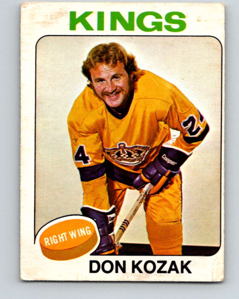 1975-76 O-Pee-Chee #276 Don Kozak Los Angeles Kings V6405