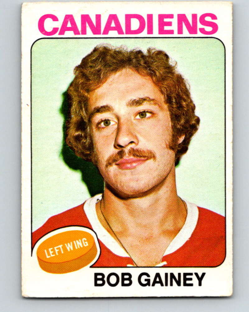 1975-76 O-Pee-Chee #278 Bob Gainey Montreal Canadiens V6414