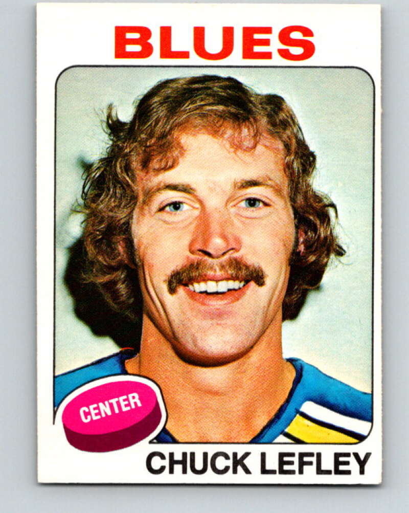 1975-76 O-Pee-Chee #282 Chuck Lefley St. Louis Blues V6434