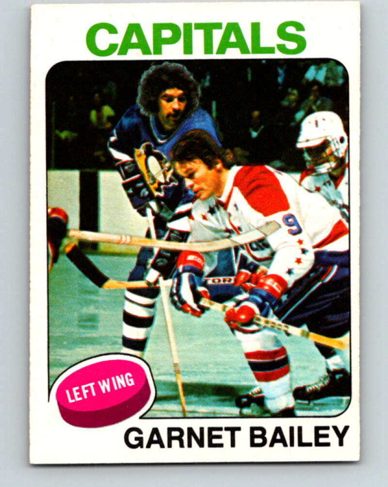 1975-76 O-Pee-Chee #284 Ace Bailey Washington Capitals V6443