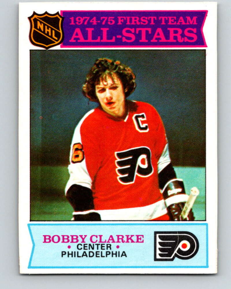 1975-76 O-Pee-Chee #286 Bobby Clarke AS Philadelphia Flyers V6451