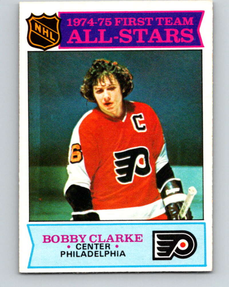 1975-76 O-Pee-Chee #286 Bobby Clarke AS Philadelphia Flyers V6452