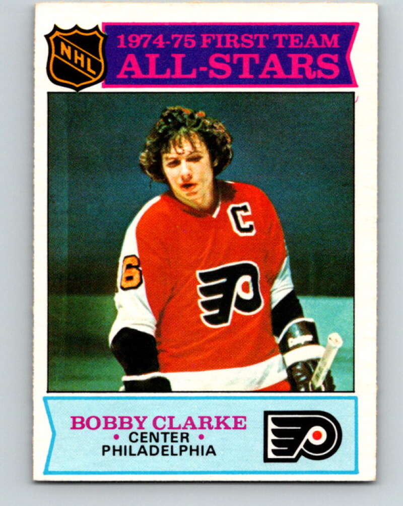 1975-76 O-Pee-Chee #286 Bobby Clarke AS Philadelphia Flyers V6453