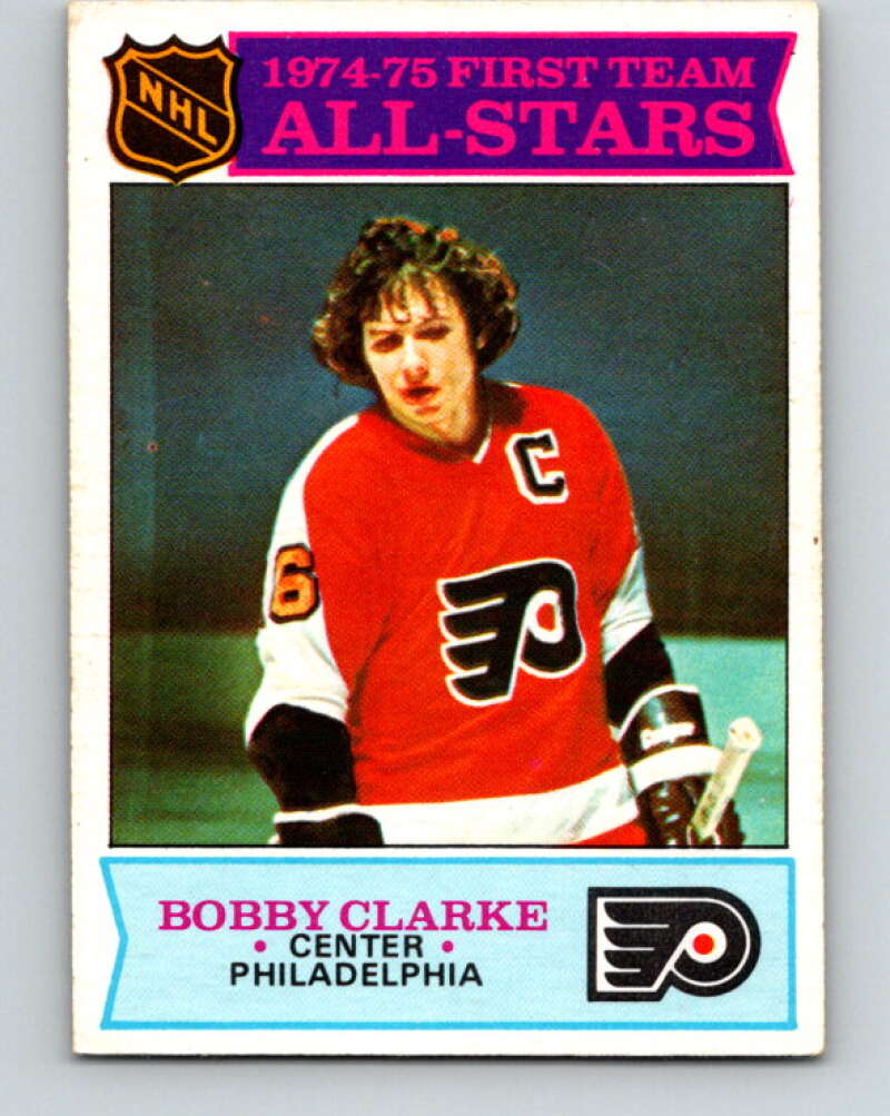 1975-76 O-Pee-Chee #286 Bobby Clarke AS Philadelphia Flyers V6456