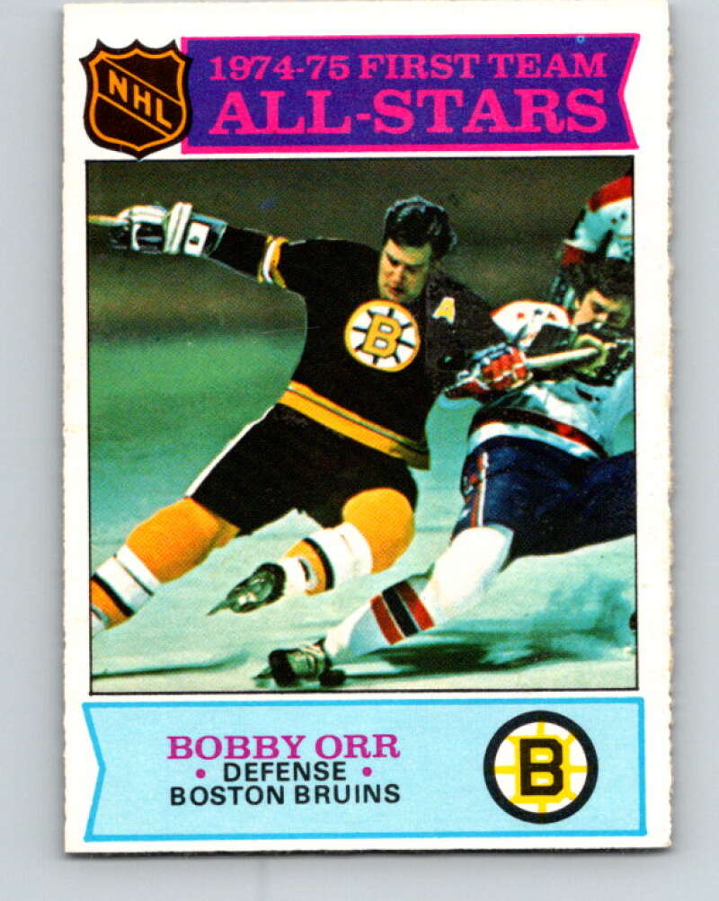 1975-76 O-Pee-Chee #288 Bobby Orr AS Boston Bruins V6470