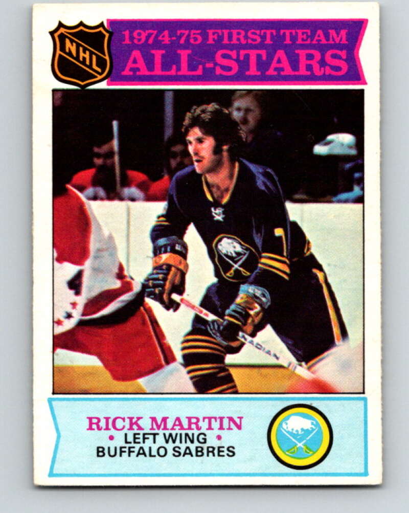 1975-76 O-Pee-Chee #289 Rick Martin AS Buffalo Sabres V6477