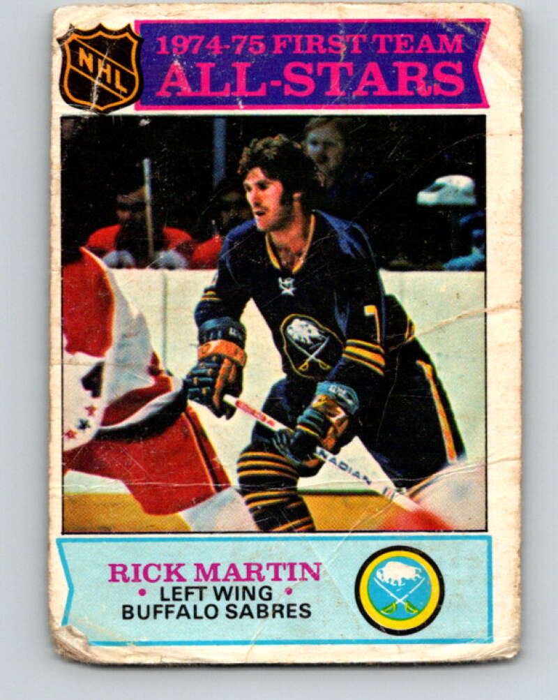 1975-76 O-Pee-Chee #289 Rick Martin AS Buffalo Sabres V6479