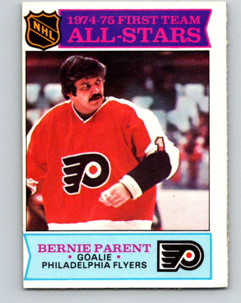 1975-76 O-Pee-Chee #291 Bernie Parent AS Philadelphia Flyers V6484