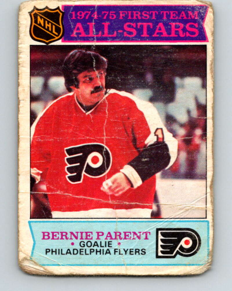 1975-76 O-Pee-Chee #291 Bernie Parent AS Philadelphia Flyers V6485