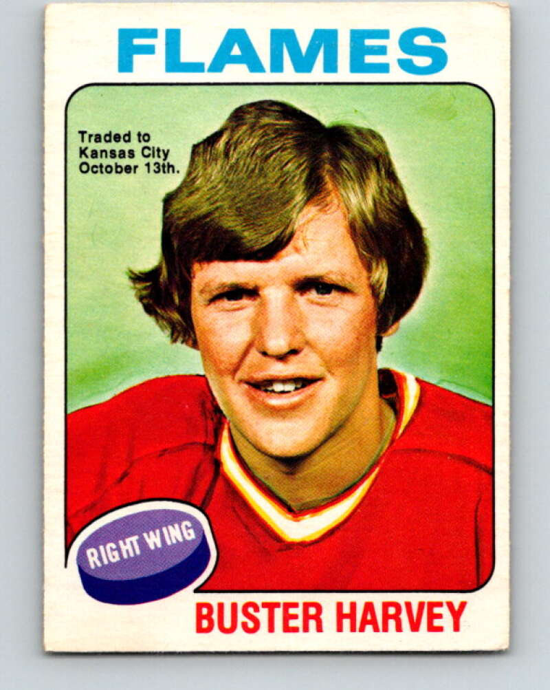 1975-76 O-Pee-Chee #298 Buster Harvey Atlanta Flames V6520