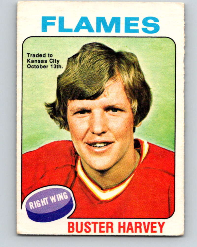 1975-76 O-Pee-Chee #298 Buster Harvey Atlanta Flames V6521