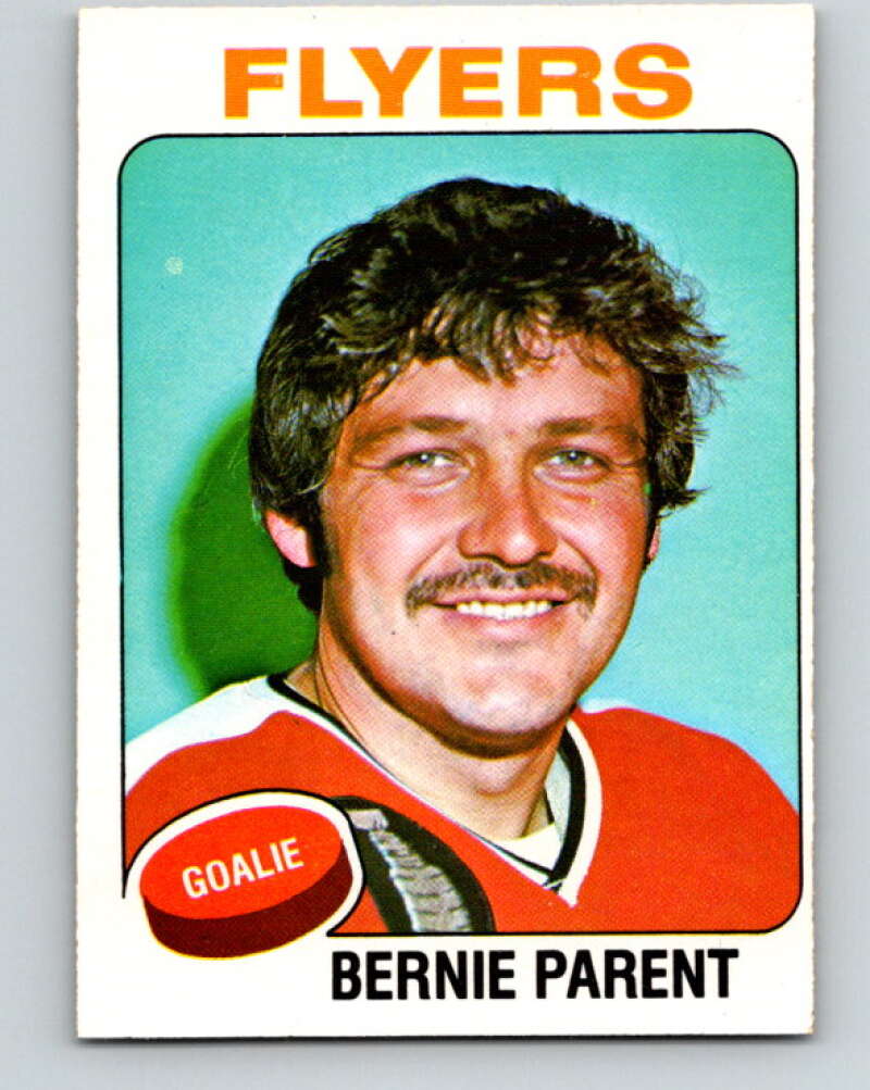 1975-76 O-Pee-Chee #300 Bernie Parent Philadelphia Flyers V6523