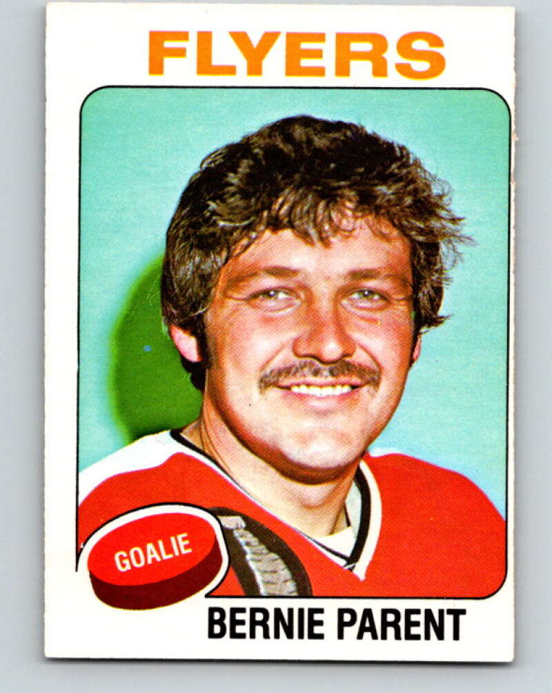 1975-76 O-Pee-Chee #300 Bernie Parent Philadelphia Flyers V6526