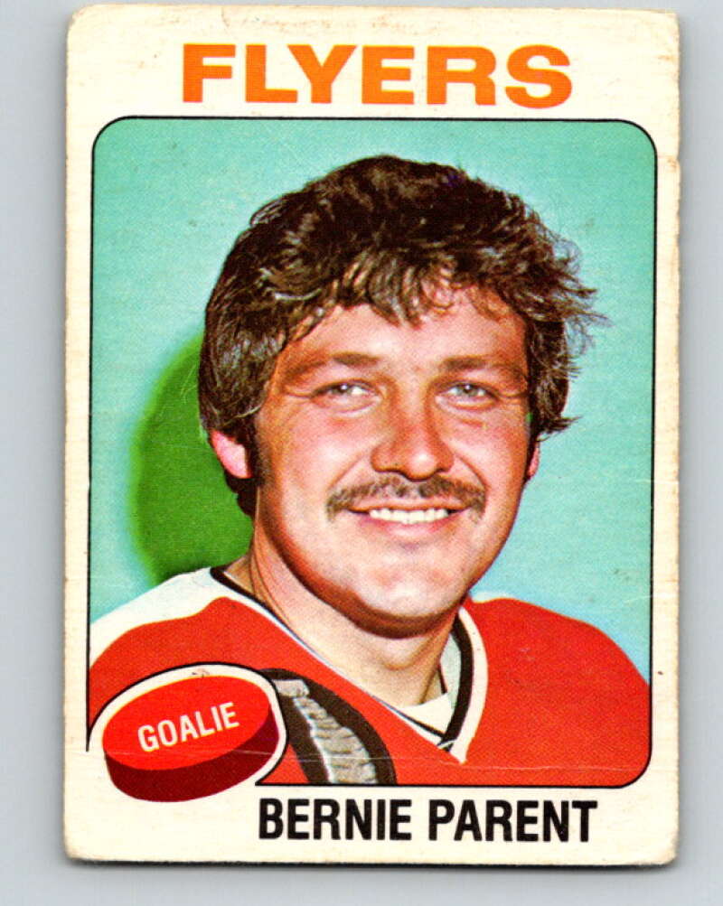 1975-76 O-Pee-Chee #300 Bernie Parent Philadelphia Flyers V6527