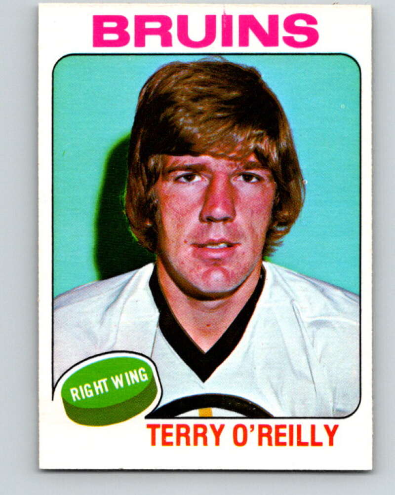1975-76 O-Pee-Chee #301 Terry O'Reilly Boston Bruins V6530