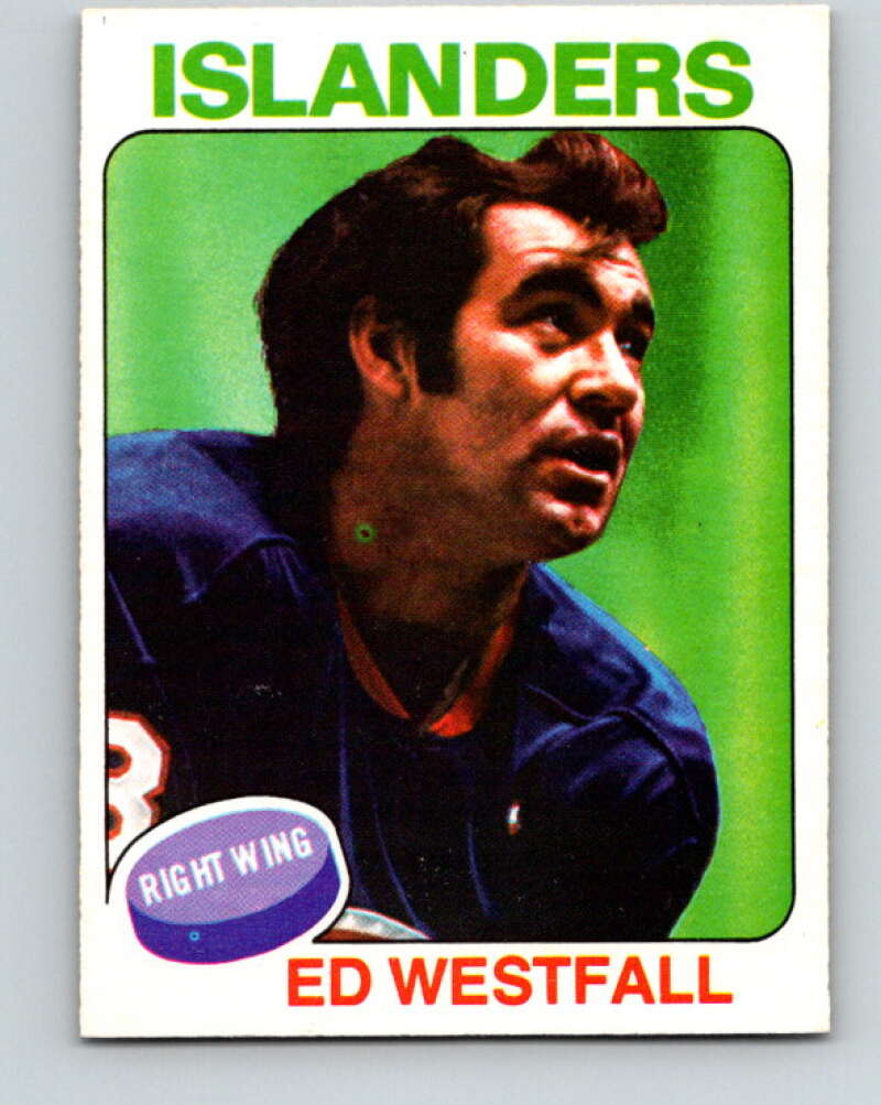 1975-76 O-Pee-Chee #302 Ed Westfall New York Islanders V6535