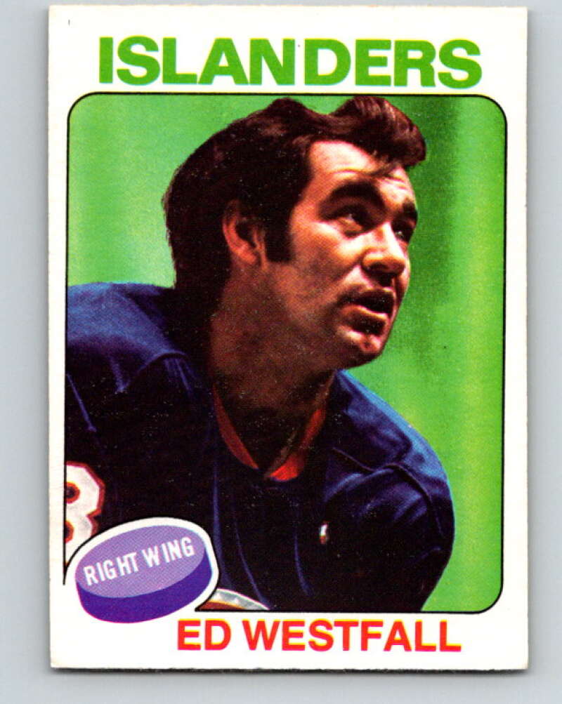 1975-76 O-Pee-Chee #302 Ed Westfall New York Islanders V6536