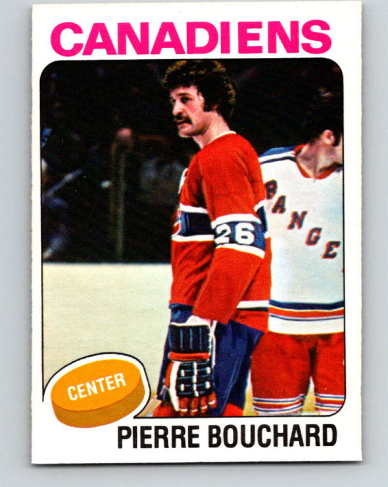 1975-76 O-Pee-Chee #304 Pierre Bouchard Montreal Canadiens V6549