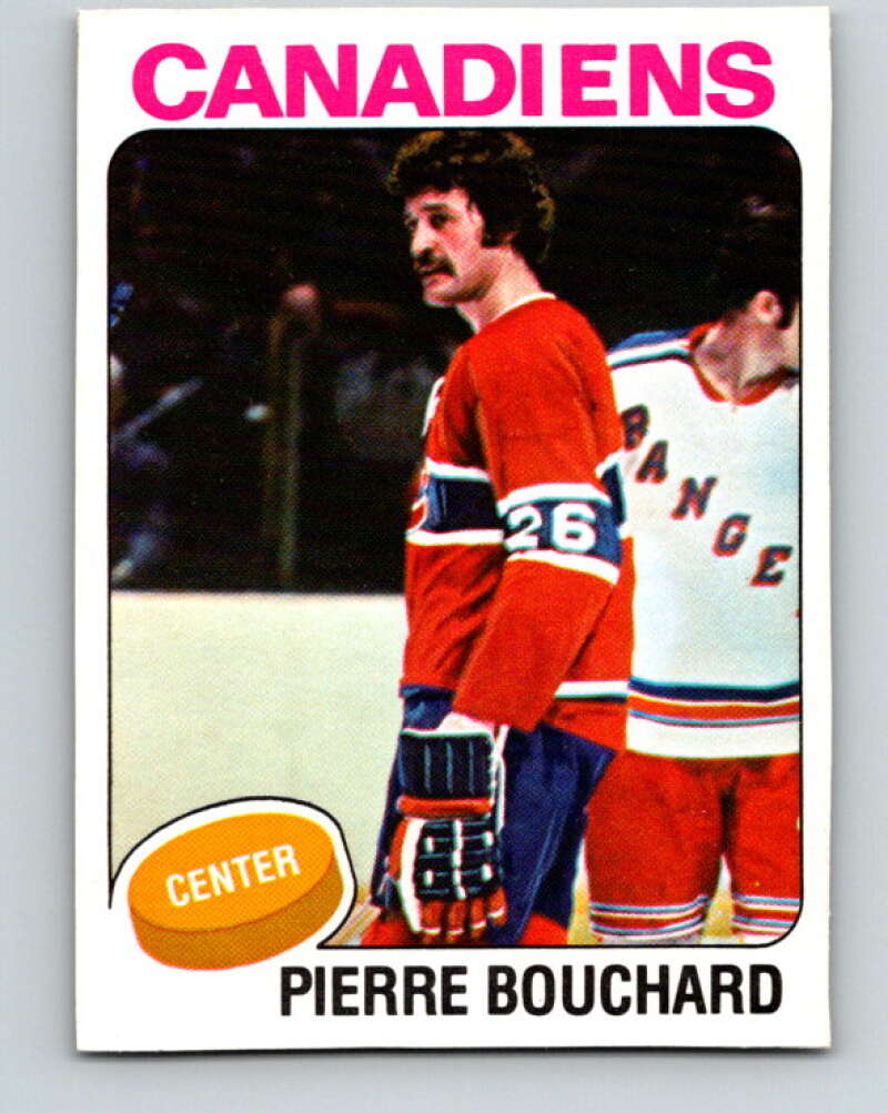 1975-76 O-Pee-Chee #304 Pierre Bouchard Montreal Canadiens V6550