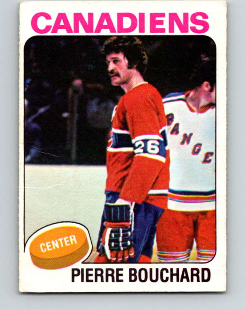 1975-76 O-Pee-Chee #304 Pierre Bouchard Montreal Canadiens V6551