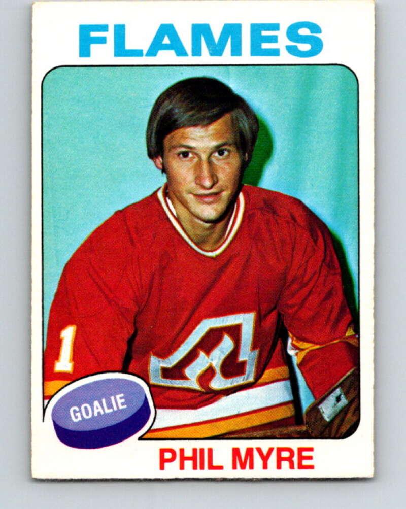 1975-76 O-Pee-Chee #308 Phil Myre Atlanta Flames V6574