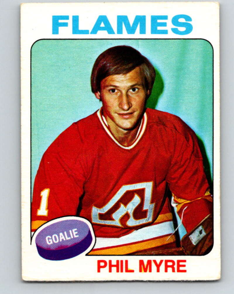 1975-76 O-Pee-Chee #308 Phil Myre Atlanta Flames V6575
