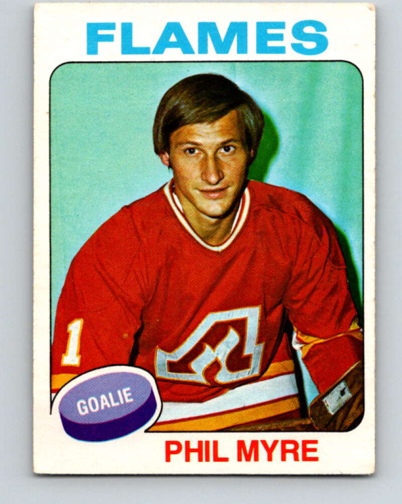 1975-76 O-Pee-Chee #308 Phil Myre Atlanta Flames V6576