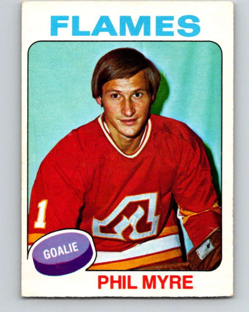 1975-76 O-Pee-Chee #308 Phil Myre Atlanta Flames V6578