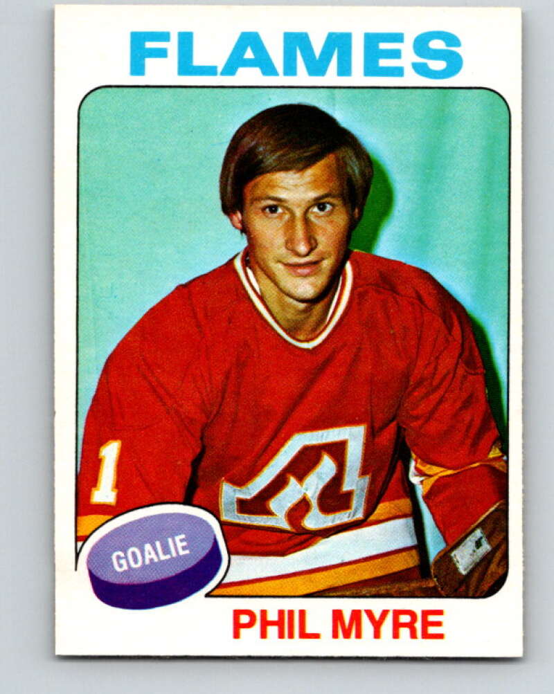 1975-76 O-Pee-Chee #308 Phil Myre Atlanta Flames V6579