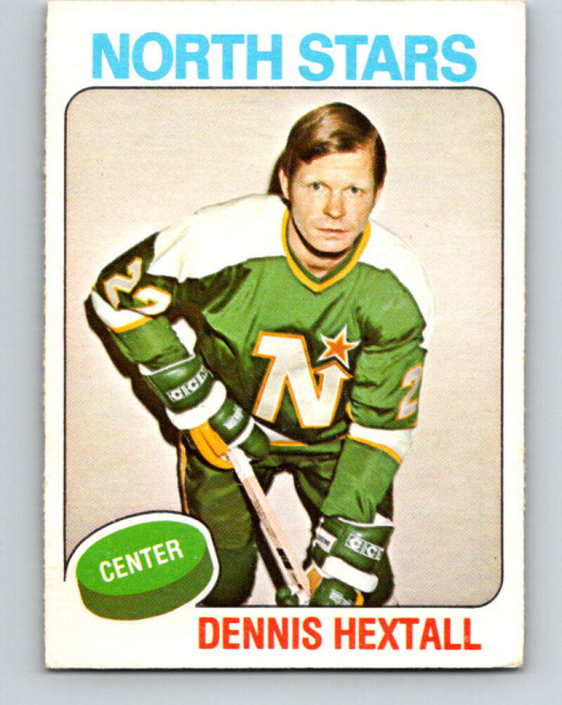 1975-76 O-Pee-Chee #310 Dennis Hextall Minnesota North Stars V6584