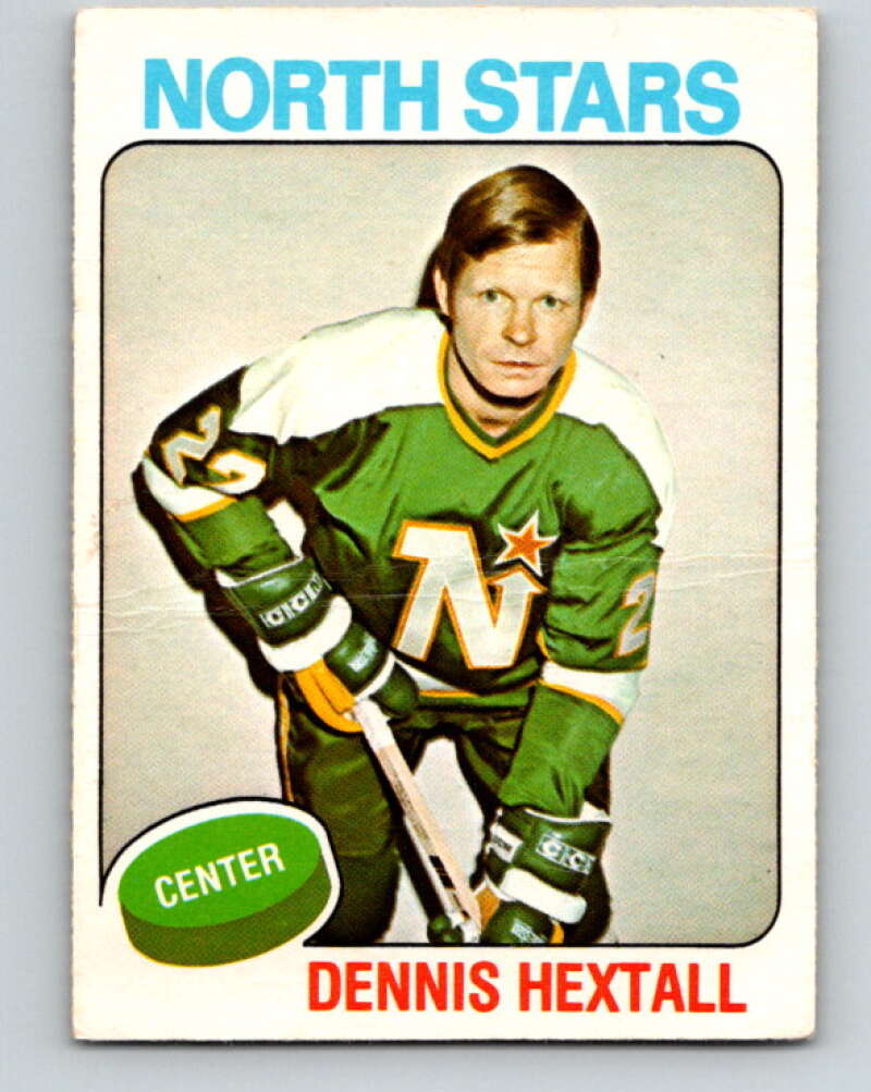 1975-76 O-Pee-Chee #310 Dennis Hextall Minnesota North Stars V6585