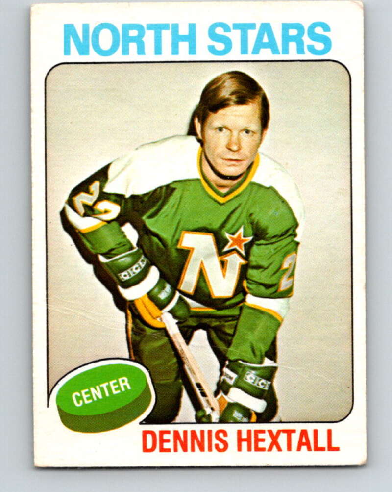 1975-76 O-Pee-Chee #310 Dennis Hextall Minnesota North Stars V6586