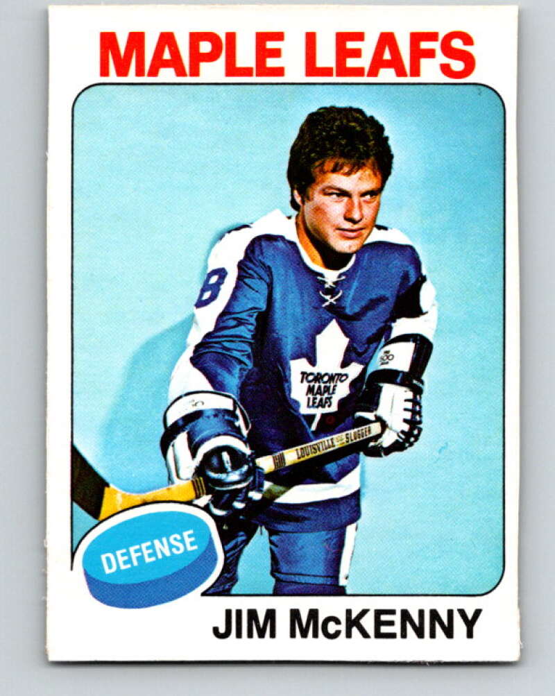 1975-76 O-Pee-Chee #311 Jim McKenny Toronto Maple Leafs V6587