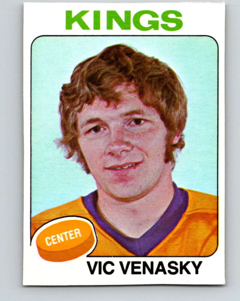 1975-76 O-Pee-Chee #312 Vic Venasky Los Angeles Kings V6591