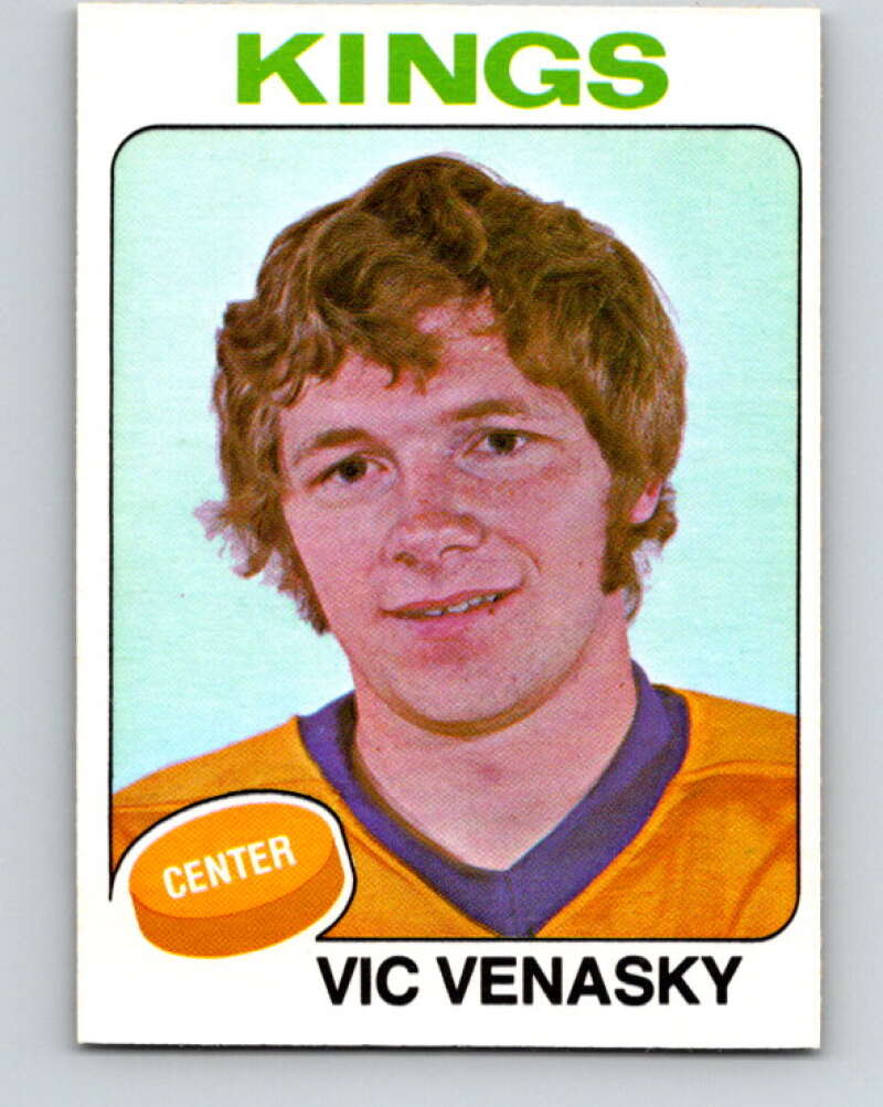 1975-76 O-Pee-Chee #312 Vic Venasky Los Angeles Kings V6592