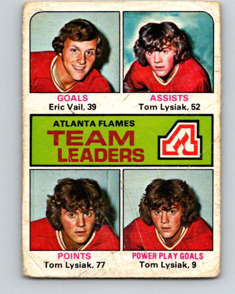 1975-76 O-Pee-Chee #313 Tom Lysiak TL Atlanta Flames V6597