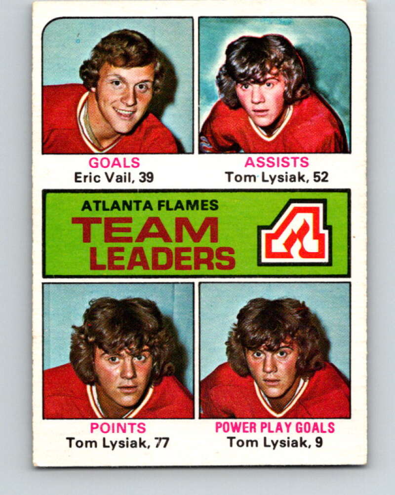 1975-76 O-Pee-Chee #313 Tom Lysiak TL Atlanta Flames V6598