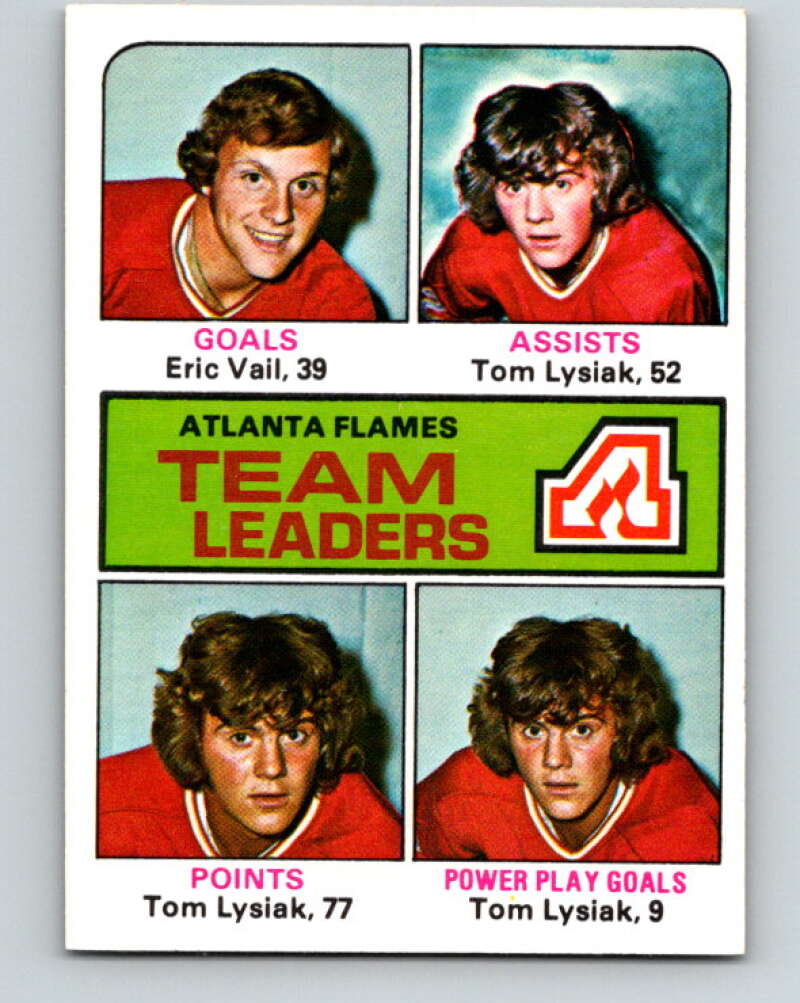 1975-76 O-Pee-Chee #313 Tom Lysiak TL Atlanta Flames V6599