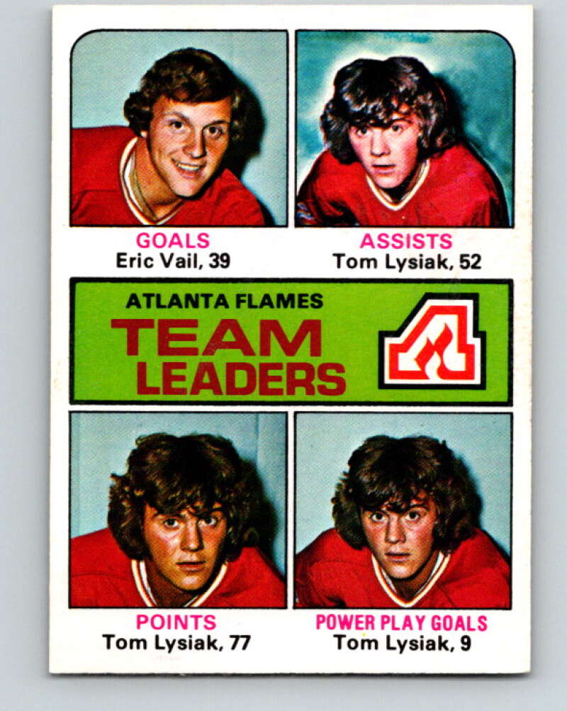 1975-76 O-Pee-Chee #313 Tom Lysiak TL Atlanta Flames V6600
