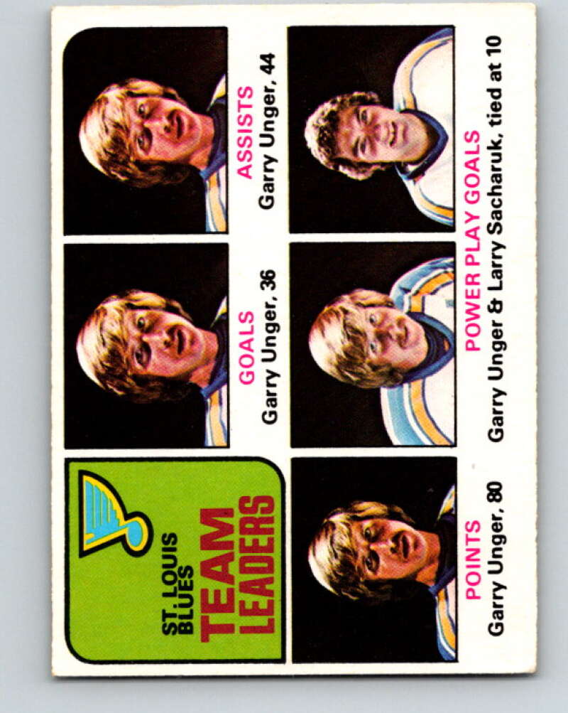 1975-76 O-Pee-Chee #327 Larry Sacharuk TL St. Louis Blues V6676