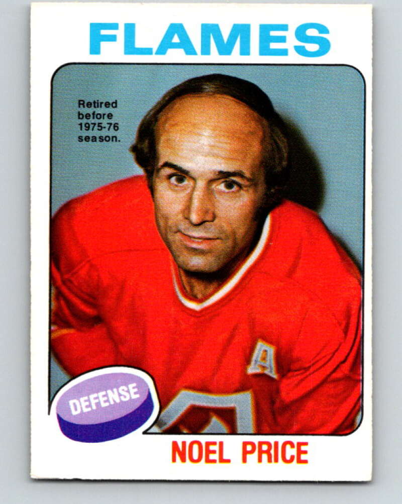 1975-76 O-Pee-Chee #331 Noel Price Atlanta Flames V6695