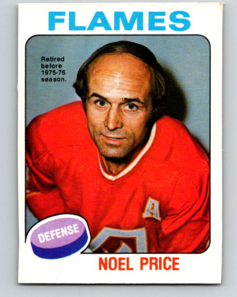 1975-76 O-Pee-Chee #331 Noel Price Atlanta Flames V6696
