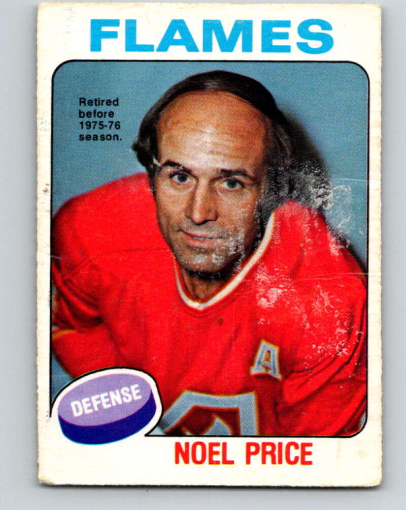 1975-76 O-Pee-Chee #331 Noel Price Atlanta Flames V6697