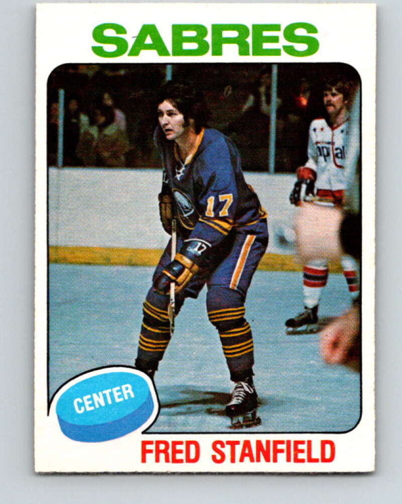 1975-76 O-Pee-Chee #332 Fred Stanfield Buffalo Sabres V6698