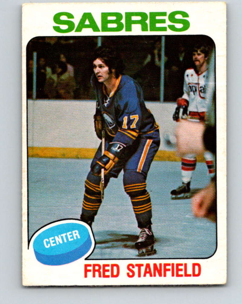1975-76 O-Pee-Chee #332 Fred Stanfield Buffalo Sabres V6700
